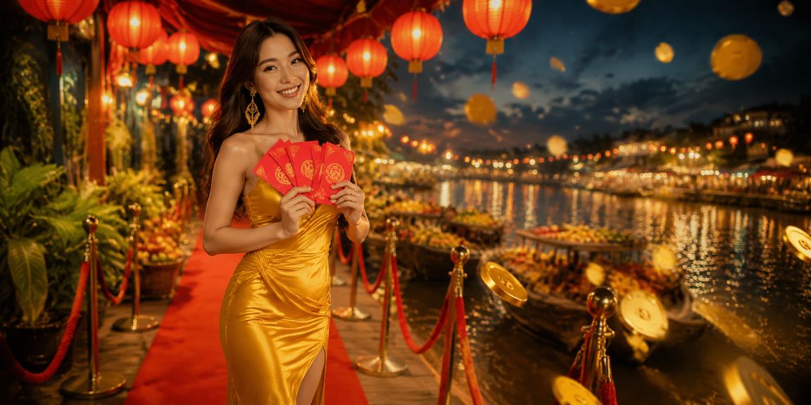 Phố đêm sôi động với phong cách giải trí ảo và khuyến mãi
